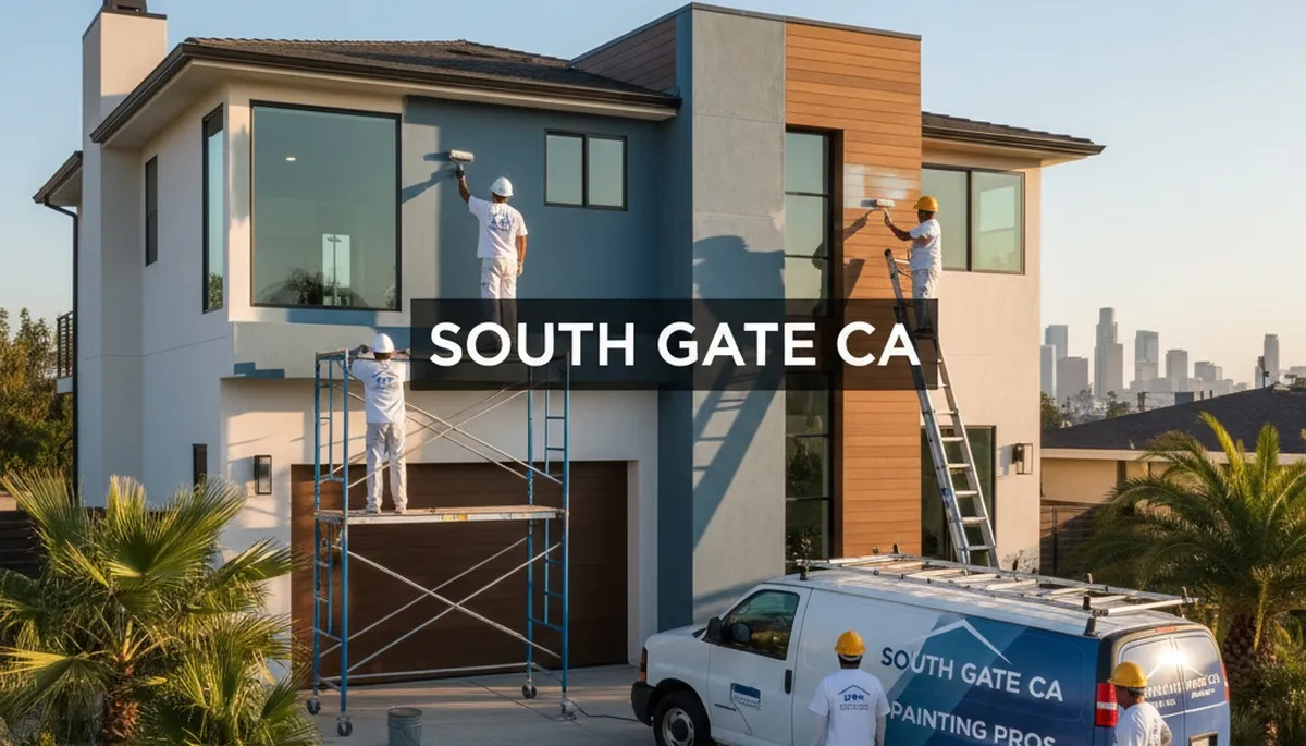 Professional house painting service in Los Angeles, CA for residential exterior and interior projects
