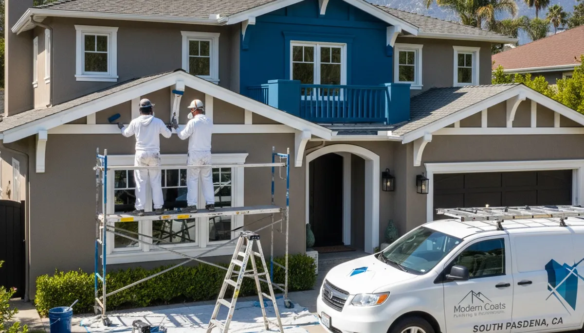 Professional house painting service in Los Angeles, CA for residential exterior and interior projects